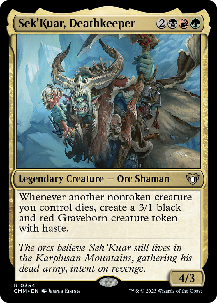 Sek'Kuar, Deathkeeper [Commander Masters] | Enigma On Main