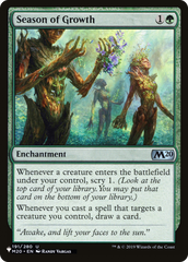 Season of Growth [The List Reprints] | Enigma On Main