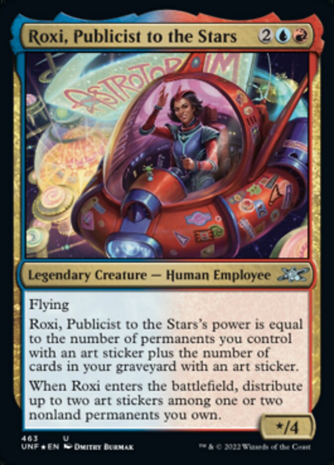 Roxi, Publicist to the Stars (Galaxy Foil) [Unfinity] | Enigma On Main