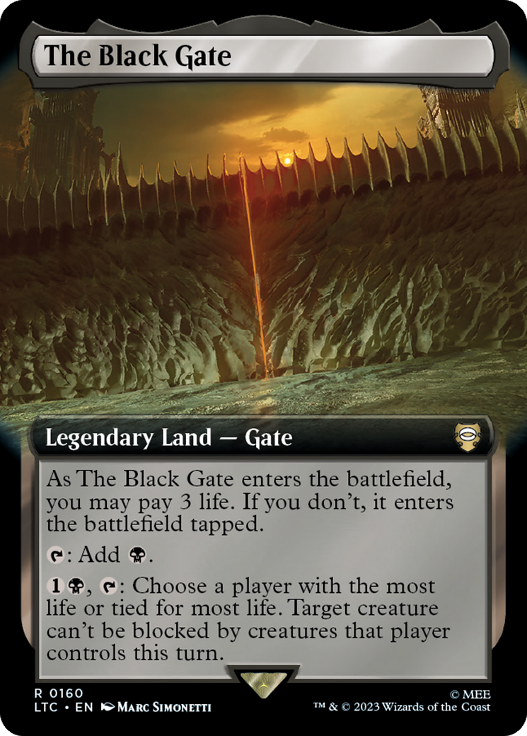 The Black Gate (Extended Art) [The Lord of the Rings: Tales of Middle-Earth Commander] | Enigma On Main