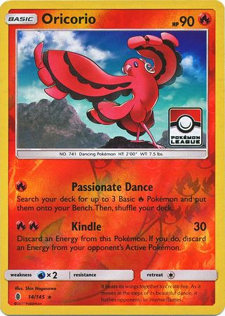 Oricorio (14/145) (League Promo) [Sun & Moon: Guardians Rising] | Enigma On Main