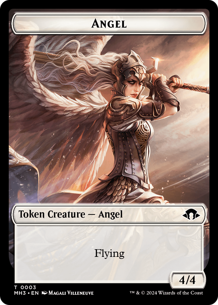 Eldrazi Spawn // Angel Double-Sided Token [Modern Horizons 3 Tokens] | Enigma On Main