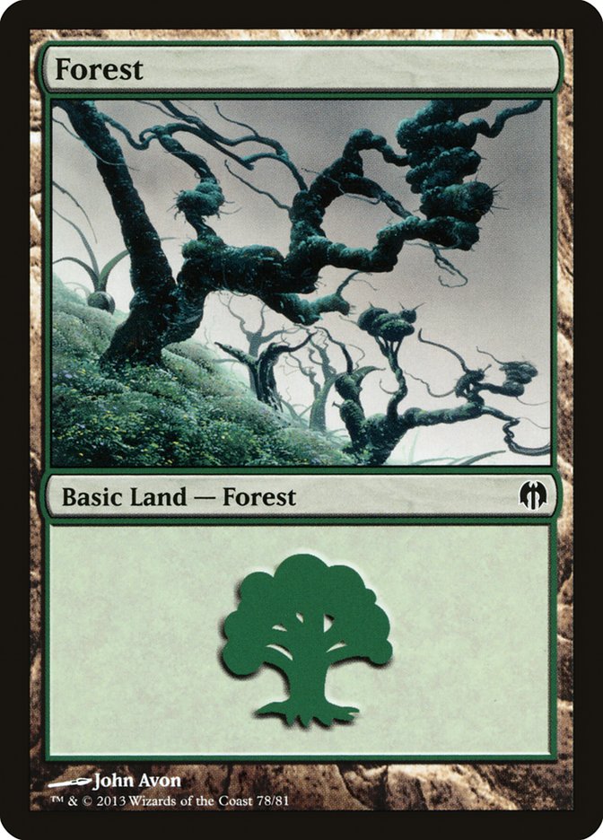 Forest (78) [Duel Decks: Heroes vs. Monsters] | Enigma On Main