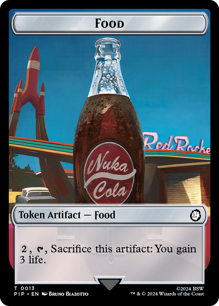 Food (0013) // Wasteland Survival Guide Double-Sided Token [Fallout Tokens] | Enigma On Main