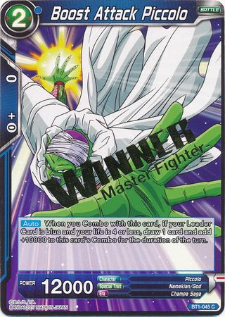 Boost Attack Piccolo (Winner Stamped) (BT1-045) [Tournament Promotion Cards] | Enigma On Main