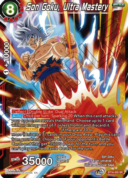 Son Goku, Ultra Mastery (BT16-005) [Realm of the Gods] | Enigma On Main