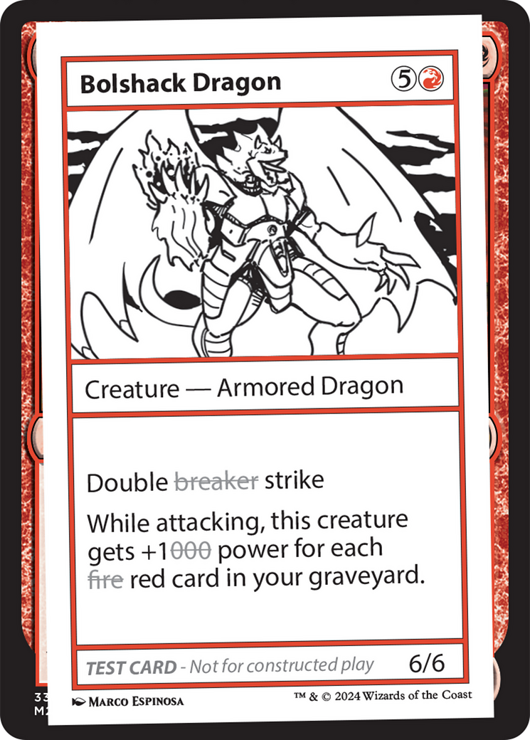 Bolshack Dragon [Mystery Booster 2 Playtest Cards] | Enigma On Main