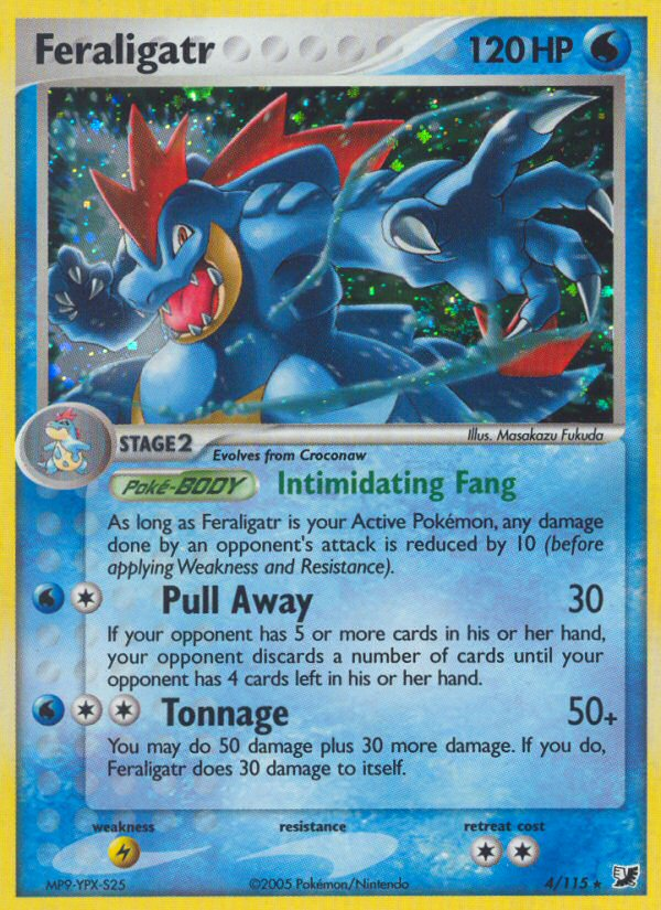 Feraligatr (4/115) [EX: Unseen Forces] | Enigma On Main