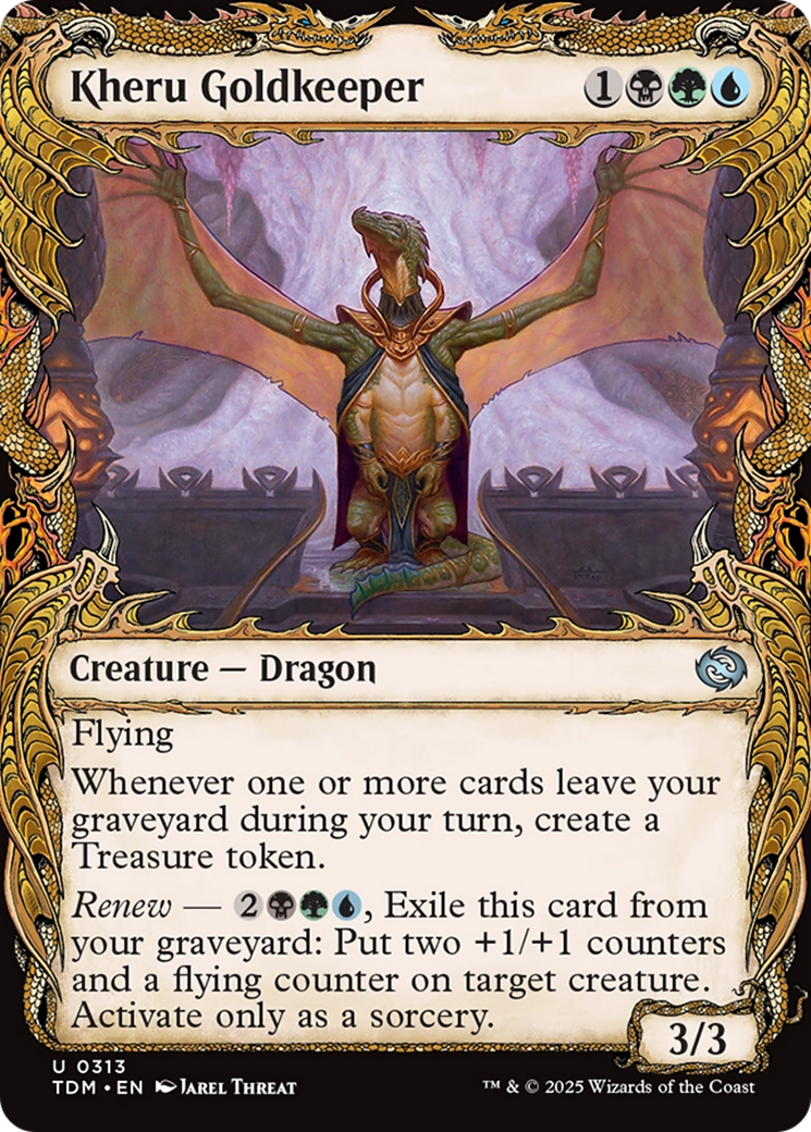 Kheru Goldkeeper (Showcase) [Tarkir: Dragonstorm] | Enigma On Main