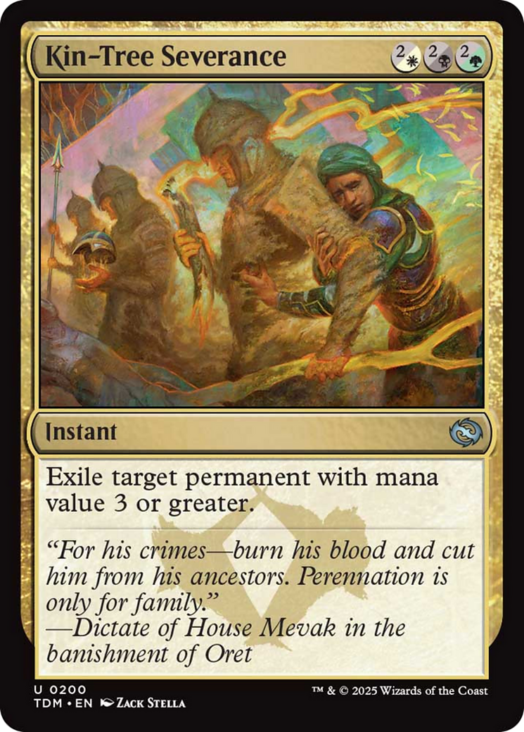 Kin-Tree Severance [Tarkir: Dragonstorm] | Enigma On Main