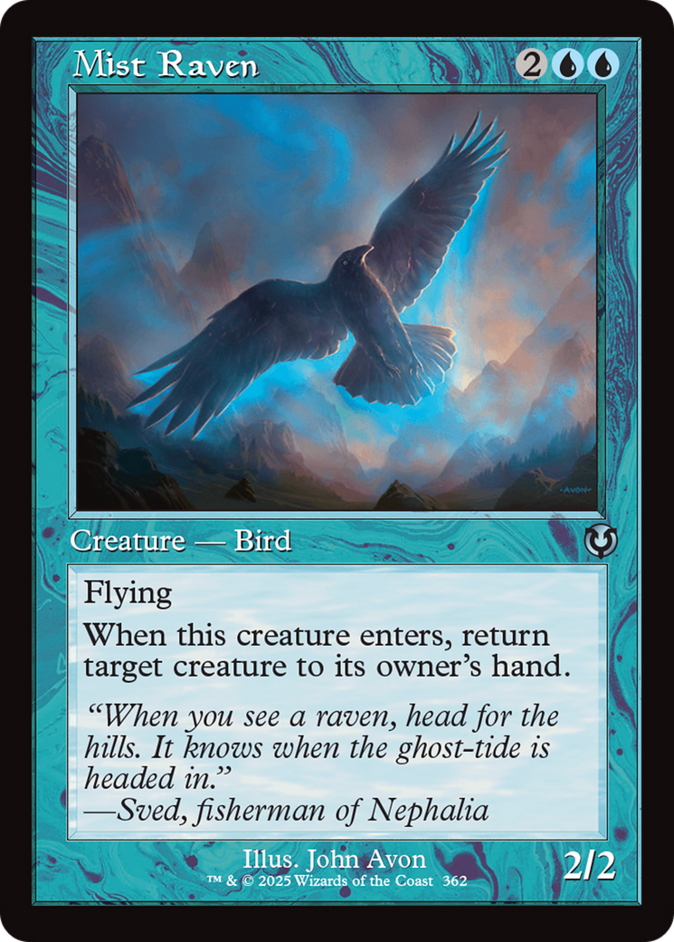 Mist Raven (Retro Frame) [Innistrad Remastered] | Enigma On Main