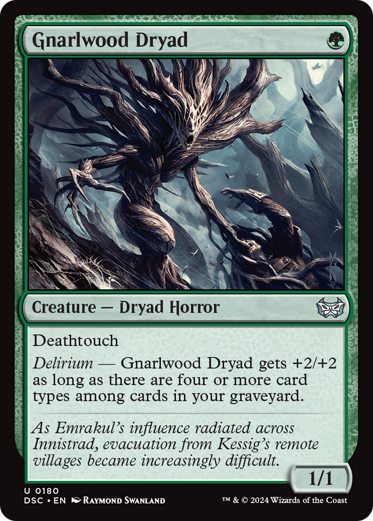 Gnarlwood Dryad [Duskmourn: House of Horror Commander] | Enigma On Main