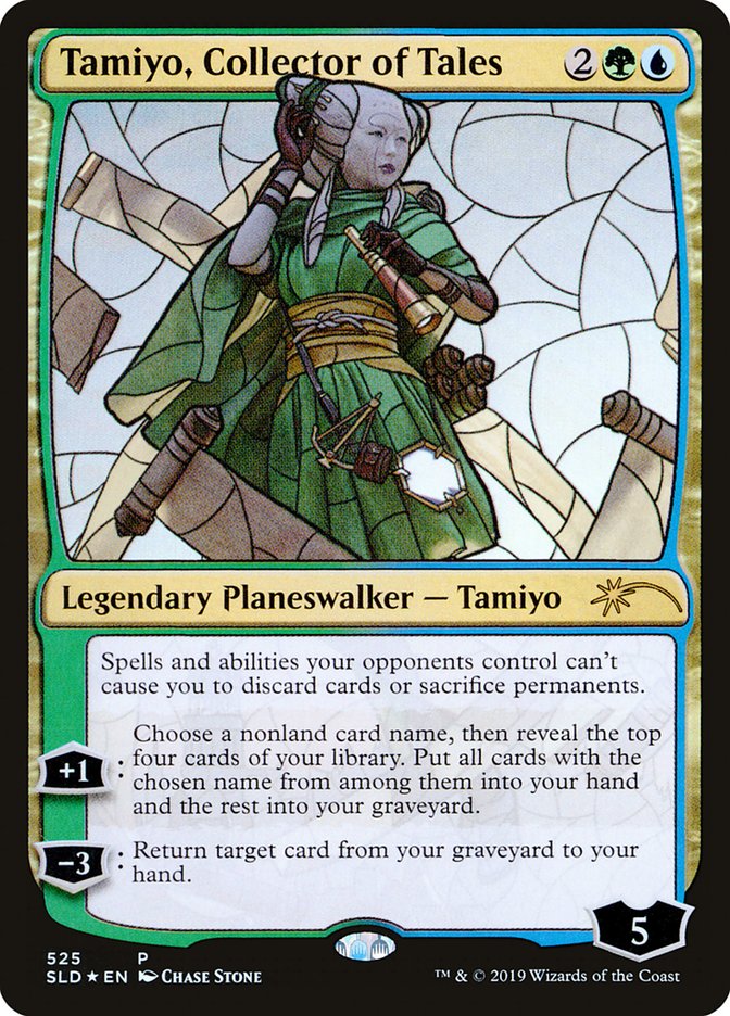 Tamiyo, Collector of Tales (Stained Glass) [Secret Lair Drop Promos] | Enigma On Main