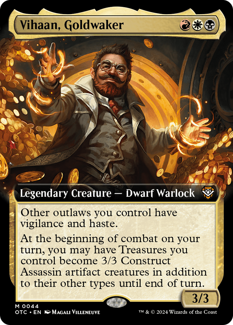 Vihaan, Goldwaker (Extended Art) [Outlaws of Thunder Junction Commander] | Enigma On Main