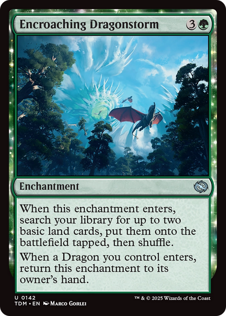 Encroaching Dragonstorm [Tarkir: Dragonstorm] | Enigma On Main