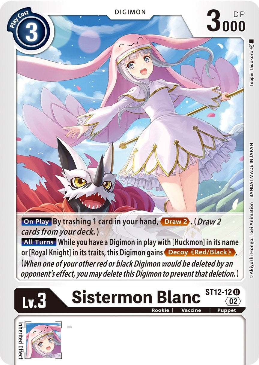 Sistermon Blanc [ST12-12] [Starter Deck: Jesmon] | Enigma On Main