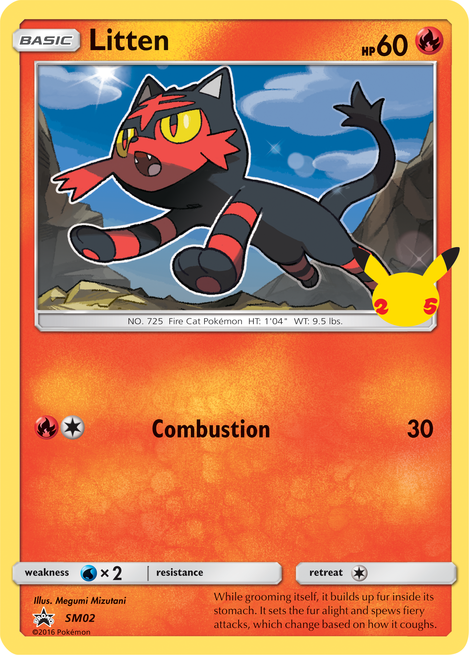 Litten (SM02) (Jumbo Card) [First Partner Pack] | Enigma On Main