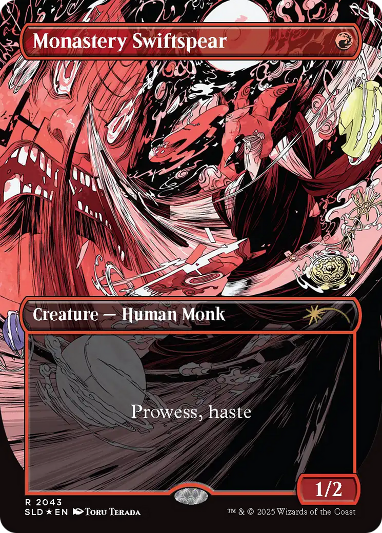 Monastery Swiftspear (2043) (Raised Foil) [Secret Lair Drop Series] | Enigma On Main