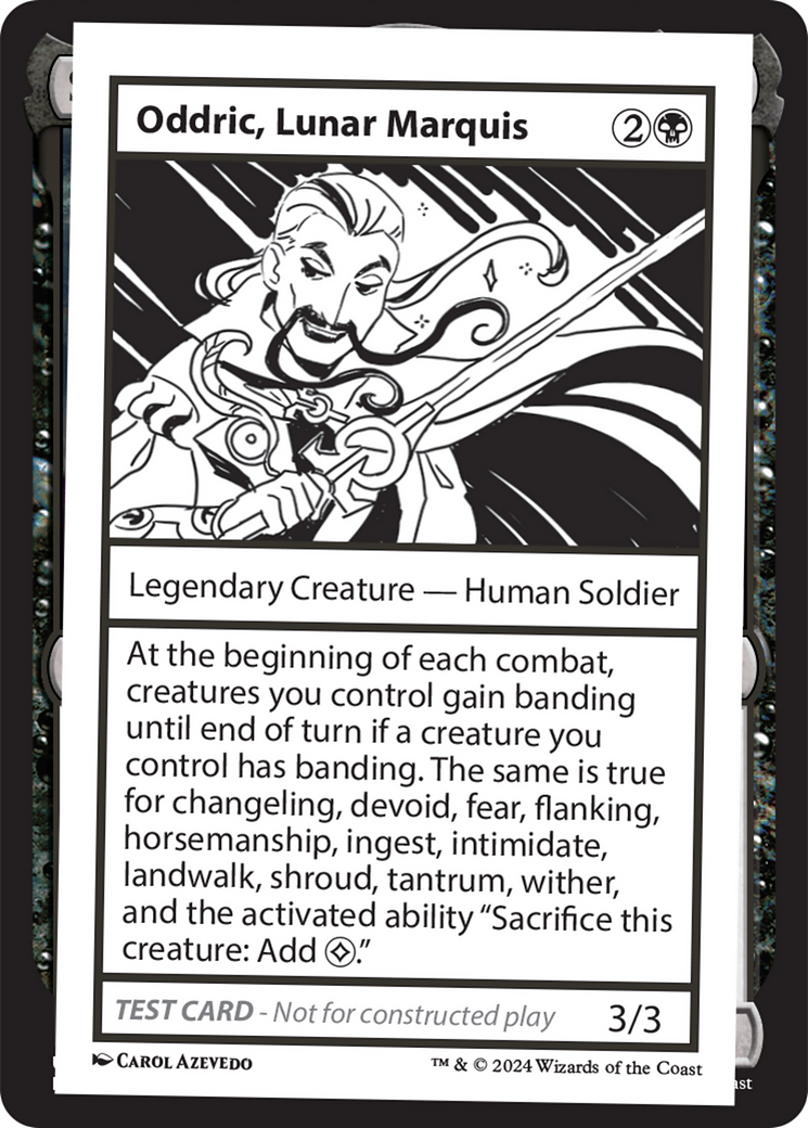 Oddric, Lunar Marquis [Mystery Booster 2 Playtest Cards] | Enigma On Main