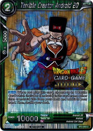 Terrible Creator Android 20 (BT2-093) [Judge Promotion Cards] | Enigma On Main