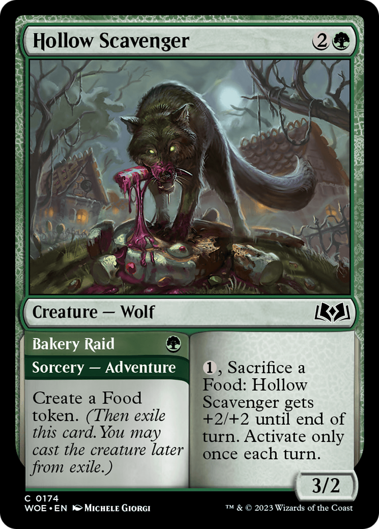 Hollow Scavenger // Bakery Raid [Wilds of Eldraine] | Enigma On Main