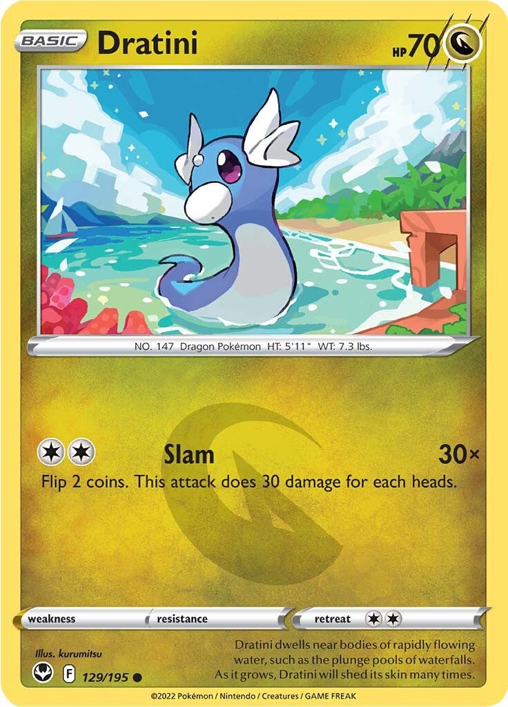 Dratini (129/195) [Sword & Shield: Silver Tempest] | Enigma On Main