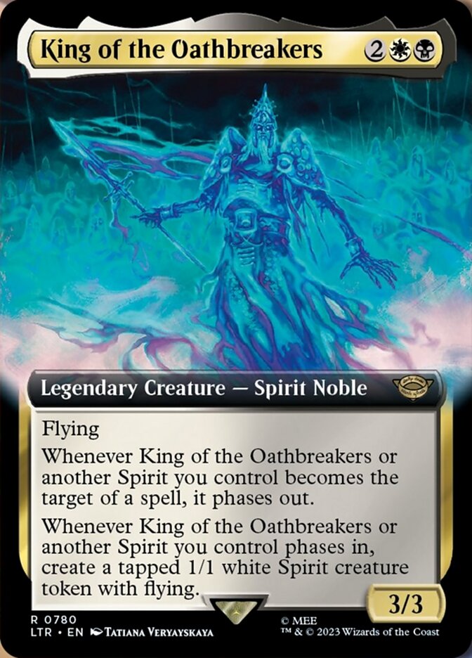 King of the Oathbreakers (Extended Art) (Surge Foil) [The Lord of the Rings: Tales of Middle-Earth] | Enigma On Main