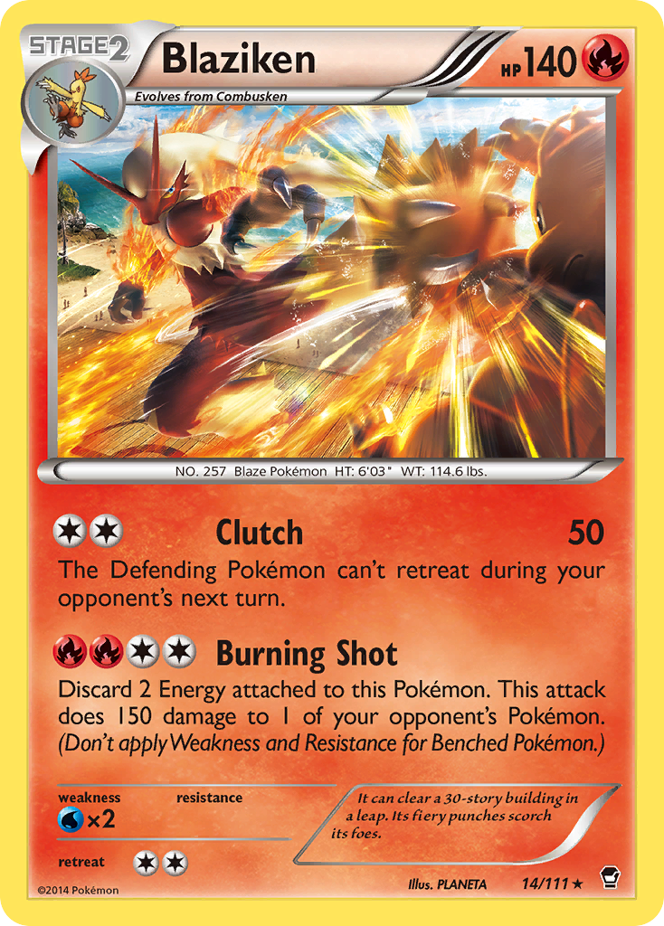 Blaziken (14/111) [XY: Furious Fists] | Enigma On Main