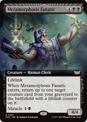 Metamorphosis Fanatic (Extended Art) [Duskmourn: House of Horror Commander] | Enigma On Main