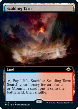 Scalding Tarn (Extended Art) [Modern Horizons 2] | Enigma On Main