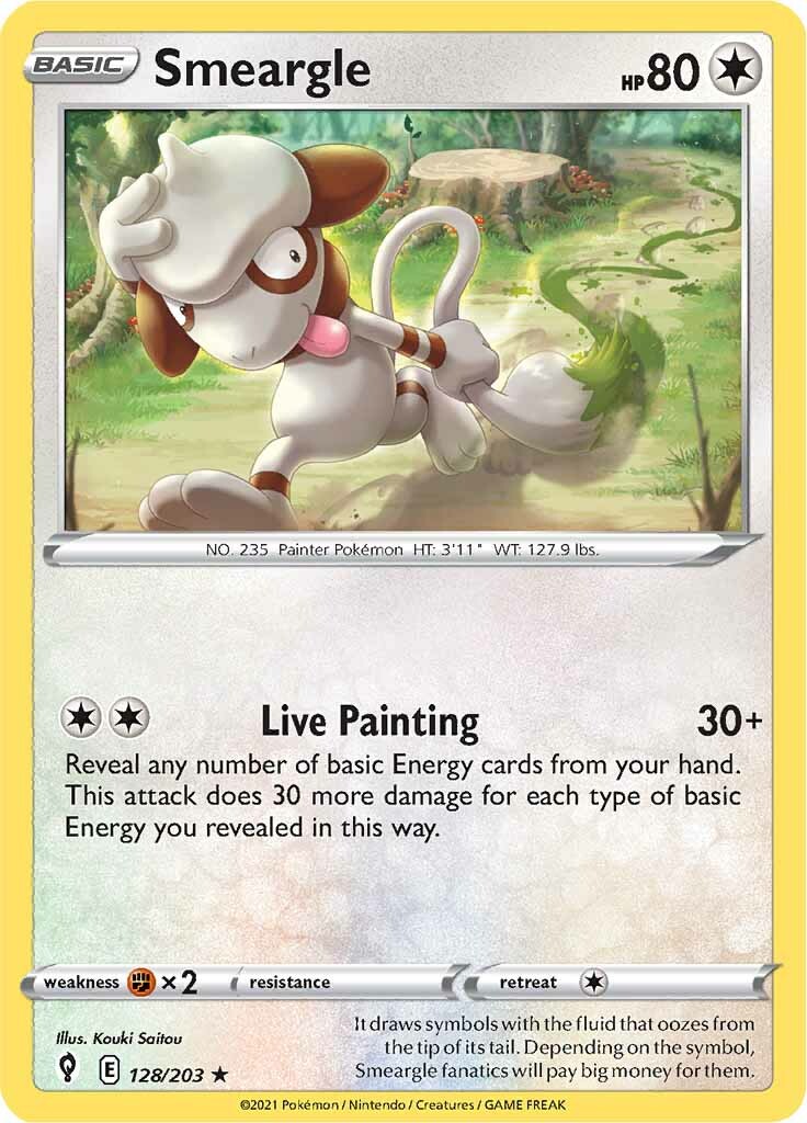 Smeargle (128/203) [Sword & Shield: Evolving Skies] | Enigma On Main