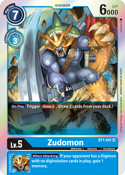 Zudomon [BT1-041] [Release Special Booster Ver.1.0] | Enigma On Main