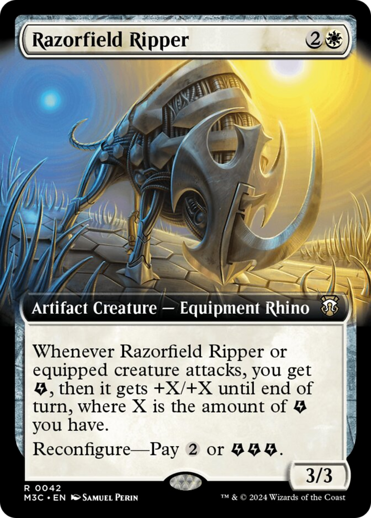 Razorfield Ripper (Extended Art) (Ripple Foil) [Modern Horizons 3 Commander] | Enigma On Main