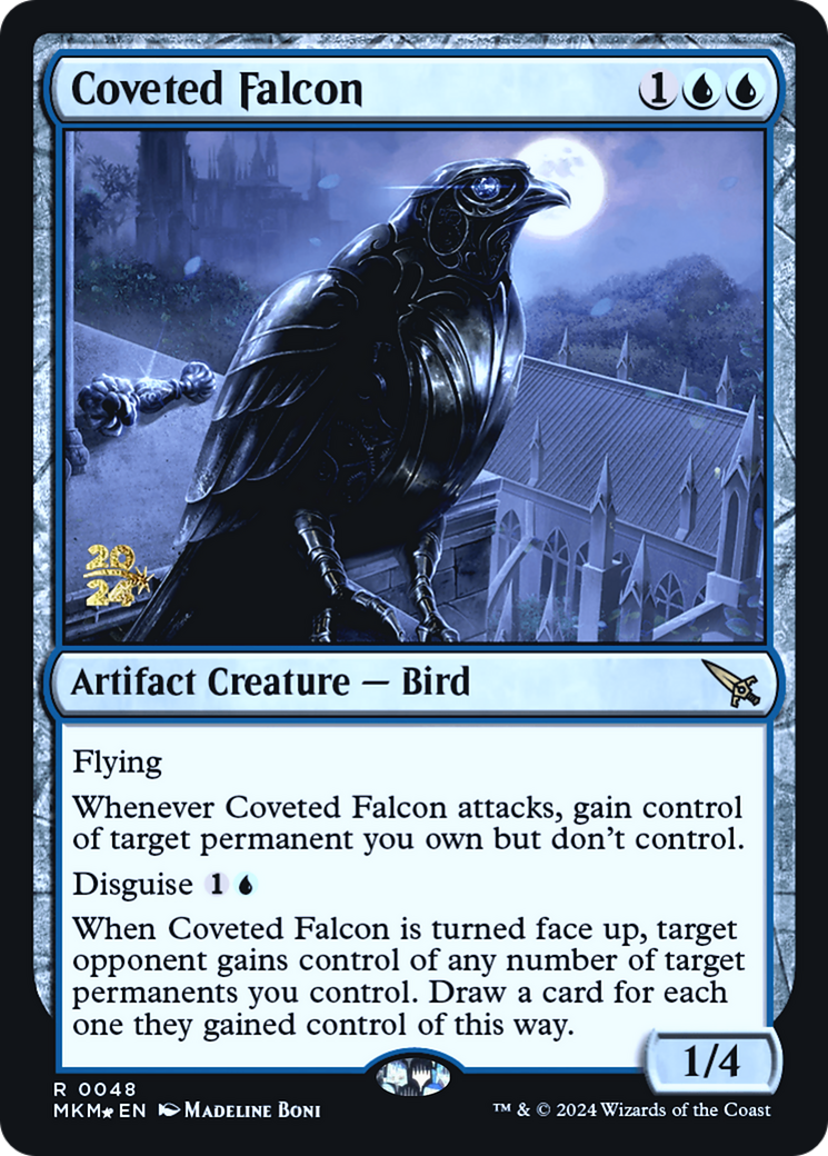 Coveted Falcon [Murders at Karlov Manor Prerelease Promos] | Enigma On Main