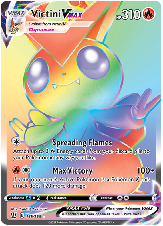 Victini VMAX (165/163) [Sword & Shield: Battle Styles] | Enigma On Main