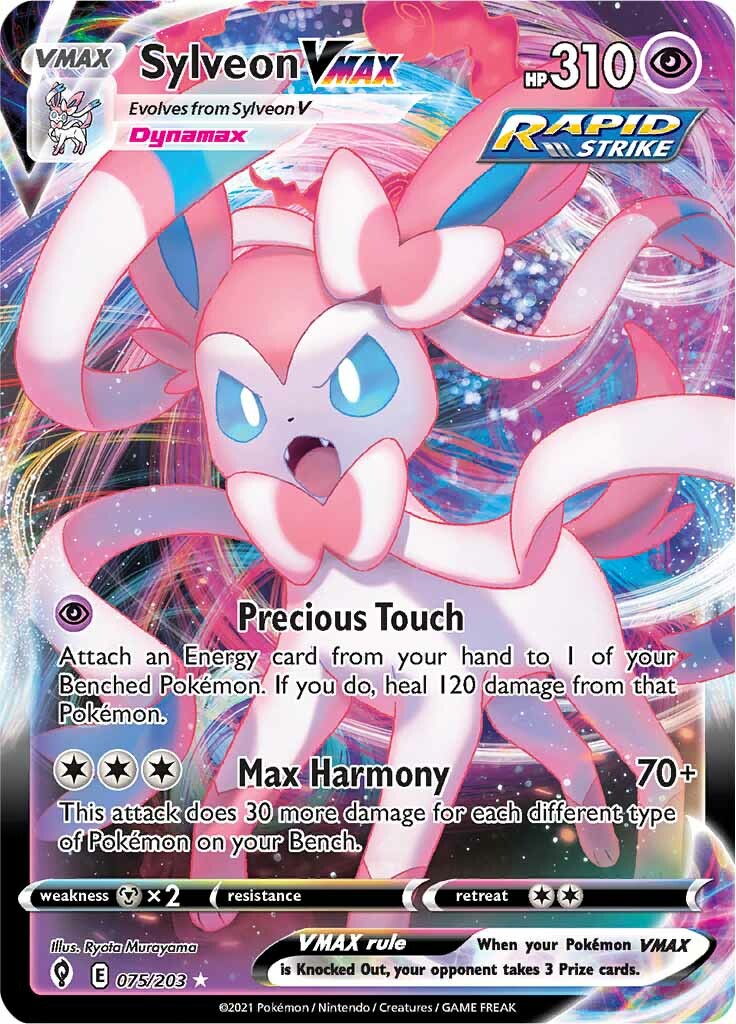 Sylveon VMAX (075/203) [Sword & Shield: Evolving Skies] | Enigma On Main