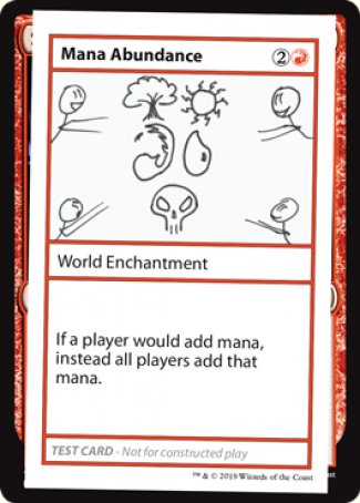 Mana Abundance (2021 Edition) [Mystery Booster Playtest Cards] | Enigma On Main