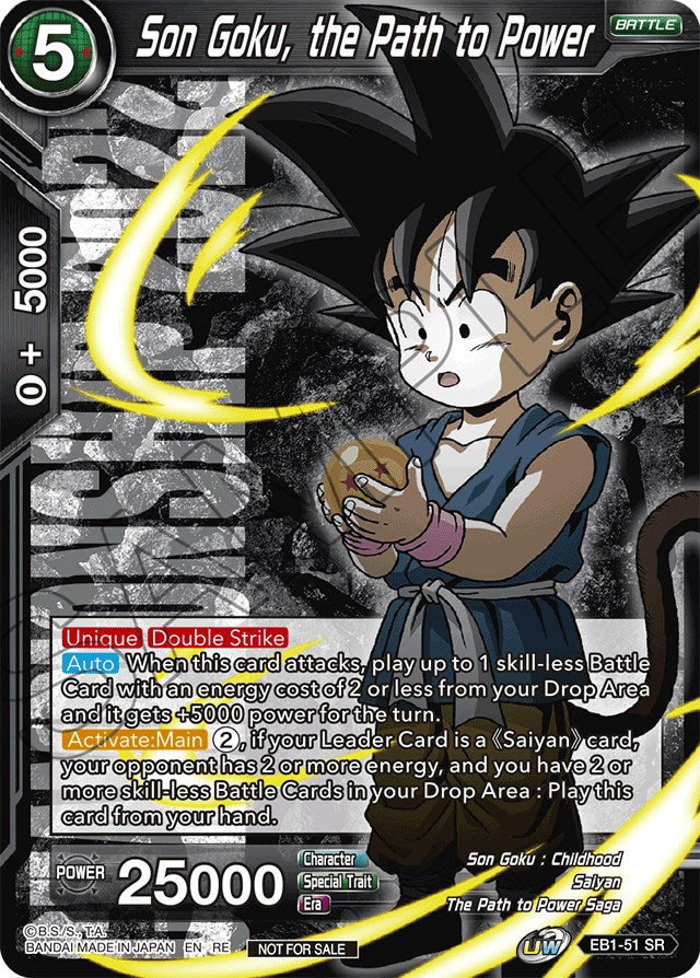 Son Goku, the Path to Power (Championship 2022) (EB1-51) [Promotion Cards] | Enigma On Main