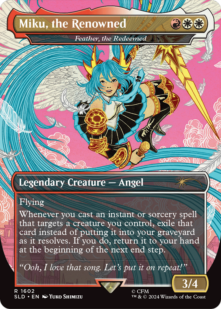 Miku, the Renowned - Feather, the Redeemed [Secret Lair Drop Series] | Enigma On Main