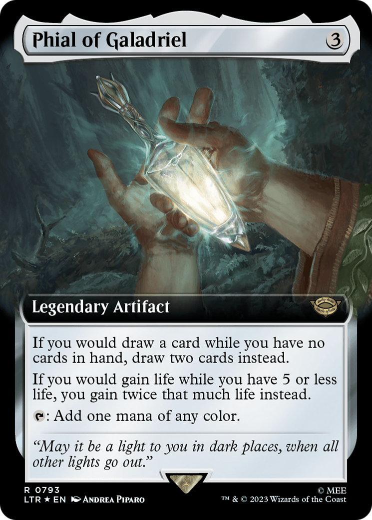 Phial of Galadriel (Extended Art) (Surge Foil) [The Lord of the Rings: Tales of Middle-Earth] | Enigma On Main