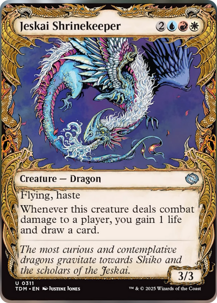 Jeskai Shrinekeeper (Showcase) [Tarkir: Dragonstorm] | Enigma On Main