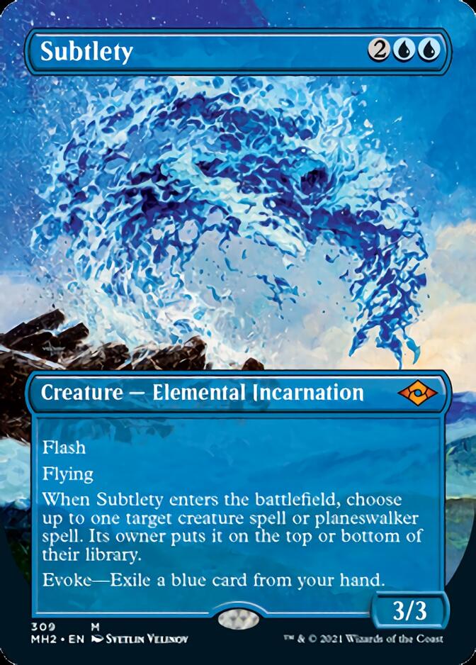 Subtlety (Borderless Alternate Art) [Modern Horizons 2] | Enigma On Main