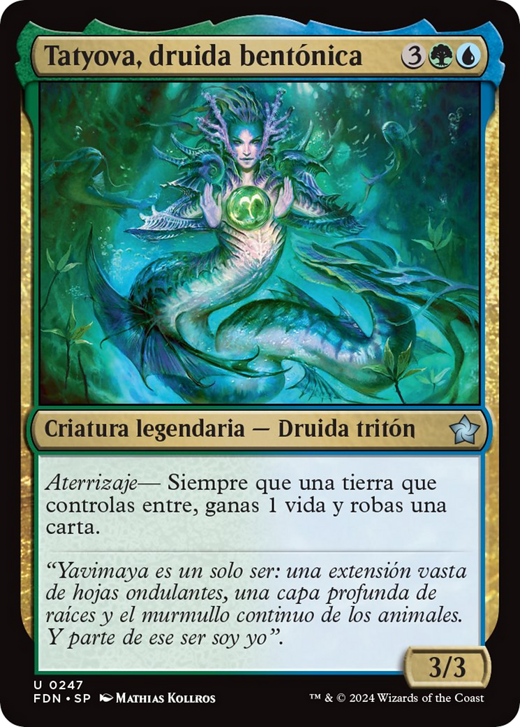 Tatyova, Benthic Druid [Foundations] | Enigma On Main