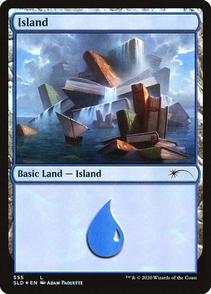 Island (Well Read) (555) [Secret Lair Drop Promos] | Enigma On Main