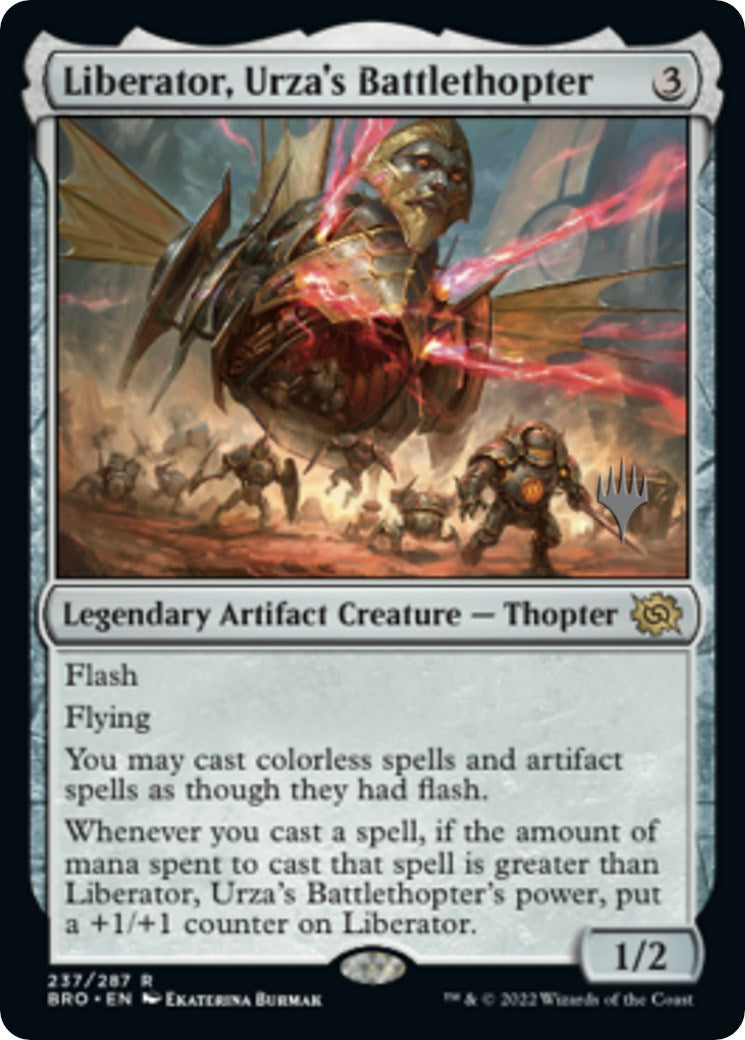 Liberator, Urza's Battlethopter (Promo Pack) [The Brothers' War Promos] | Enigma On Main