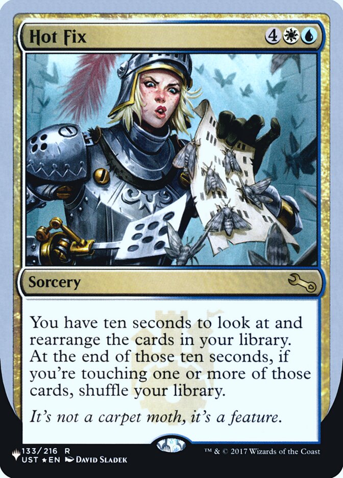 Hot Fix (Unfinity Foil Edition) [The List] | Enigma On Main