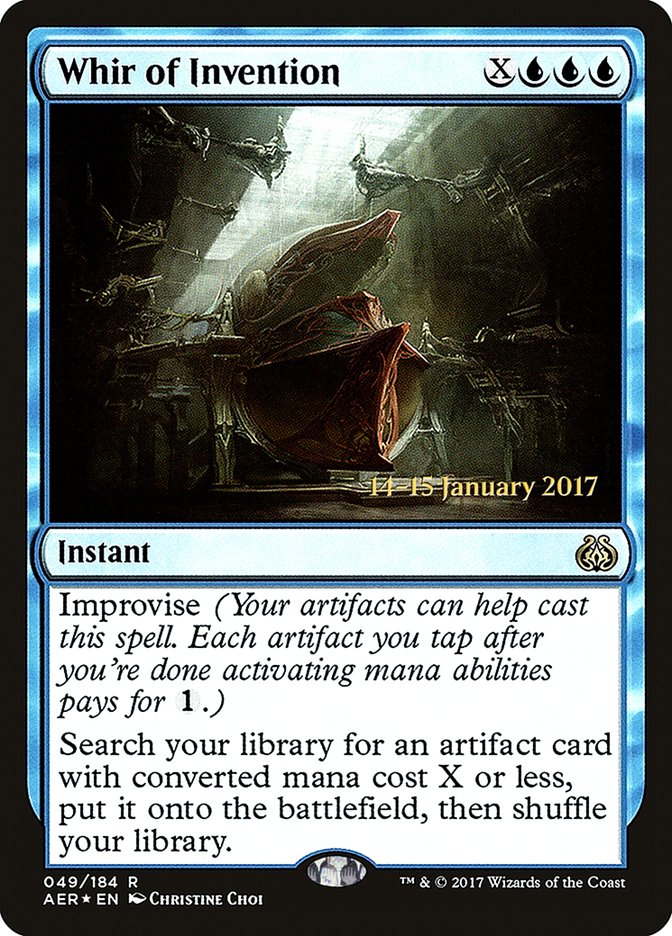 Whir of Invention [Aether Revolt Prerelease Promos] | Enigma On Main