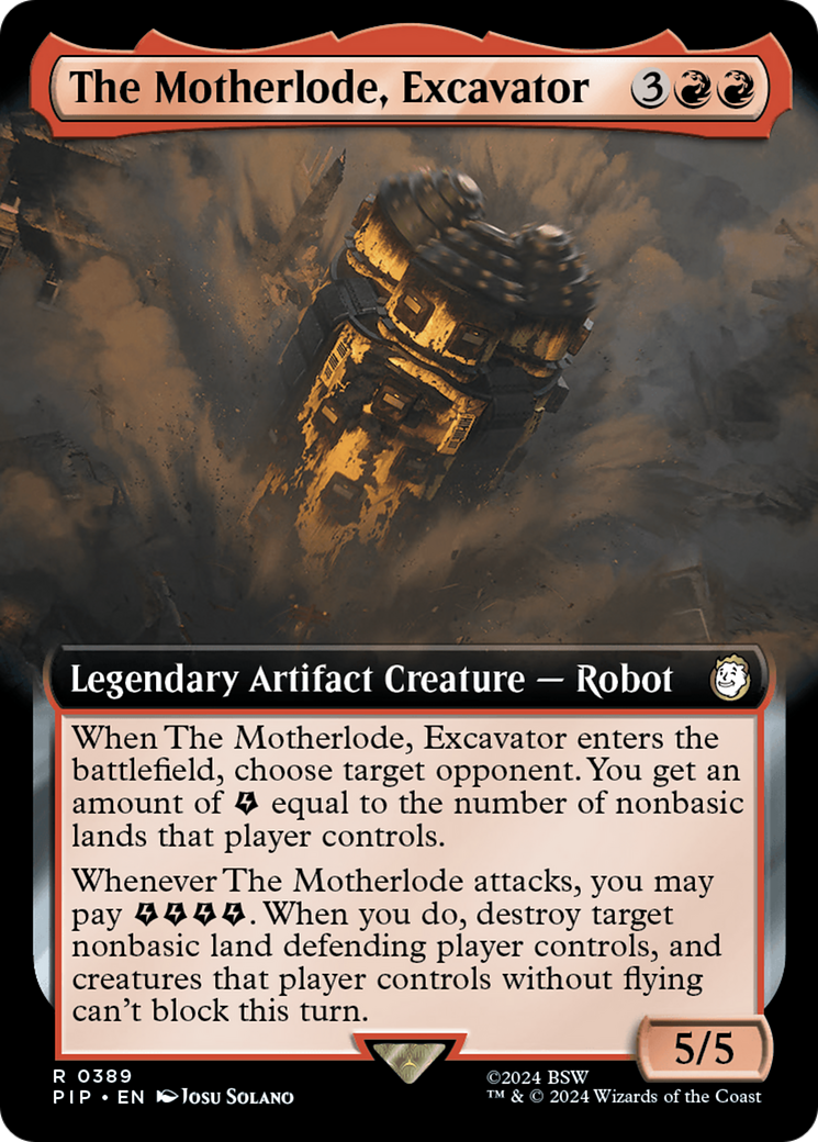 The Motherlode, Excavator (Extended Art) [Fallout] | Enigma On Main