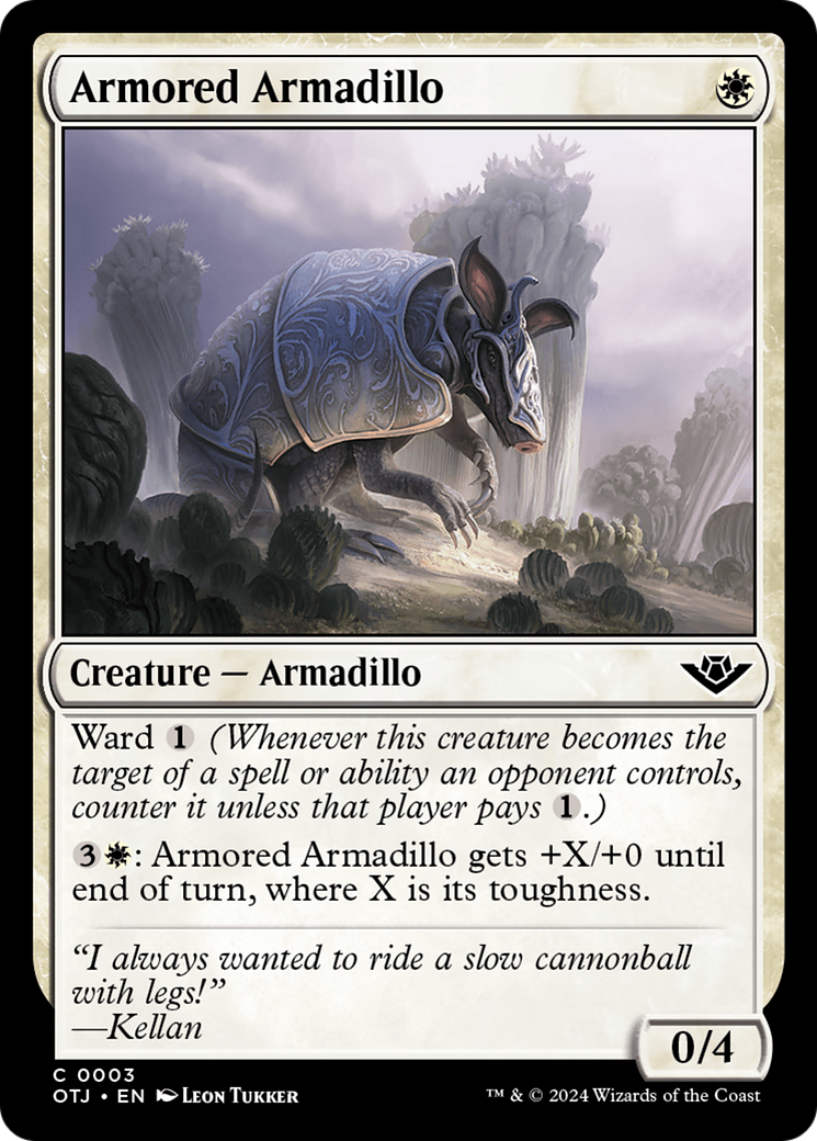 Armored Armadillo [Outlaws of Thunder Junction] | Enigma On Main