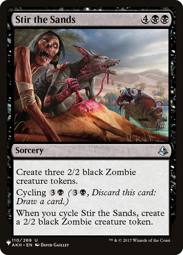 Stir the Sands [The List Reprints] | Enigma On Main